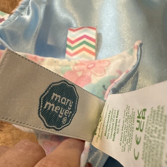 Mary Meyer Taggies Soothing Sensory Security Blanket, Camilla Caterpillar, 13" - Picture 8 of 9